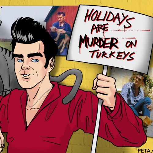 Morrissey teams up with PETA US for 'Holidays Are Murder on Turkeys' campaign