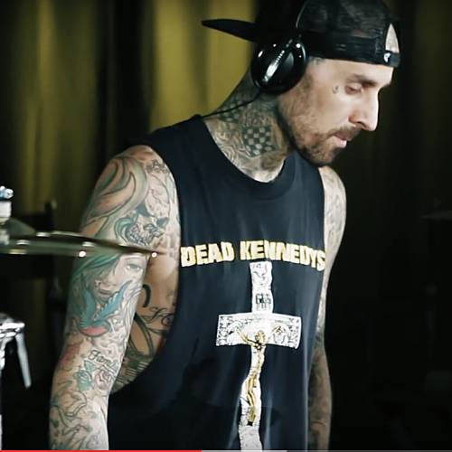 Travis Barker gets DJ AM tattoo