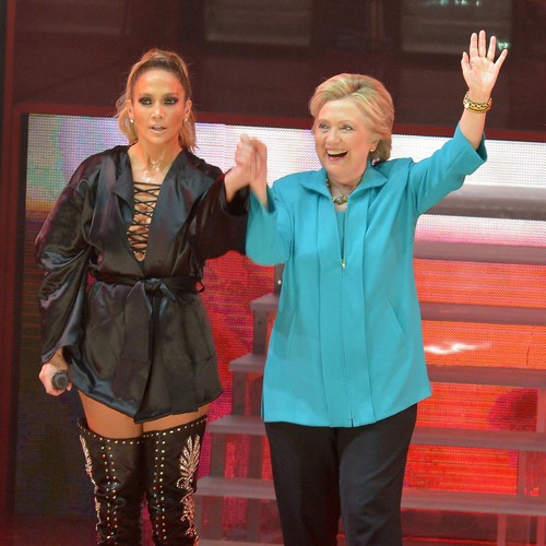 Jennifer Lopez recruits Marc Anthony for Hillary Clinton campaign concert