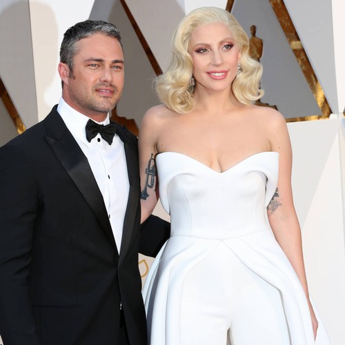 Taylor Kinney supports Lady Gaga at Chicago tour stop