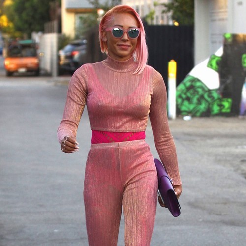 Mel B launches furious tirade on social media after car tyres are slashed
