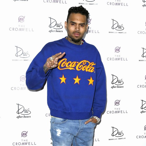 Chris Brown dismisses controversial choking picture