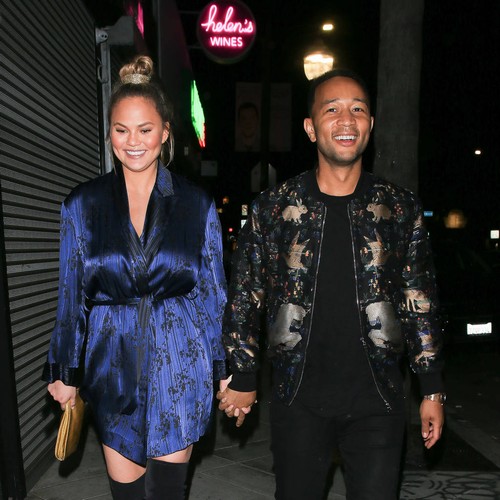 Chrissy Teigen takes baby son to Families Belong Together march