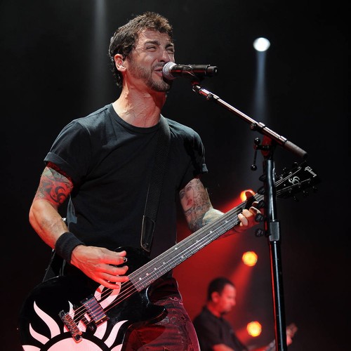 Godsmack star Sully Erna celebrating after first boxer victory