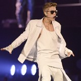 Bieber's 'smoky entrance'