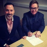 Sir Elton John and David Furnish marry