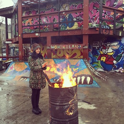 Katy Perry visits Danish commune