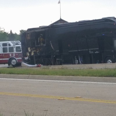 Lady Antebellums tour bus catches fire
