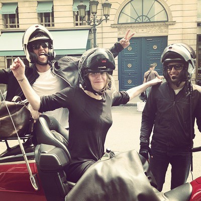 Courtney Love: French protests are perilous