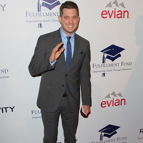 Michael Bubl&eacute;'s wife is craving sausage