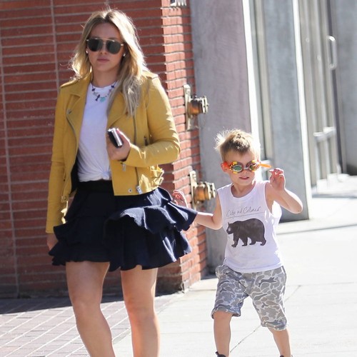 Hilary Duff fears her son is set to be a star - just like her