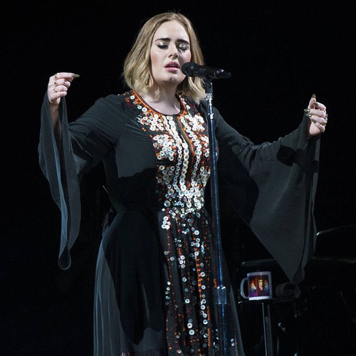 Adele battles nerves during Glastonbury Festival headlining show