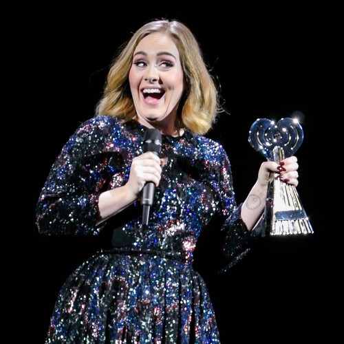 Adele accidentally kisses fan onstage