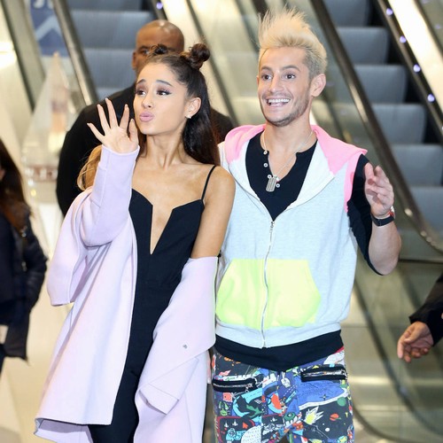 Ariana Grande sends brother Frankie a good luck video for reality TV show