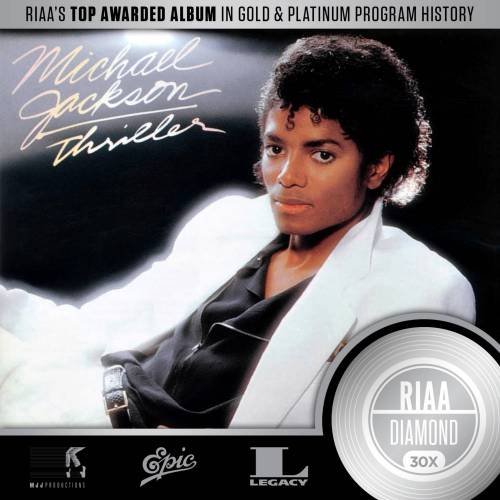 Michael Jackson's Thriller first album ever to be certified 30X multi-Platinum