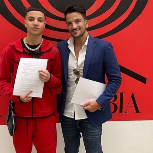 Peter Andre vows to let son Junior find his 'own feet' in music industry