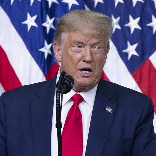 President Trump denies involvement in Kanye West's rival election campaign