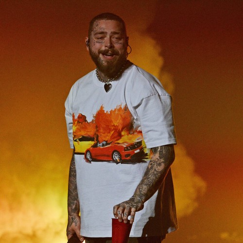 Post Malone insists he's 'good' after taking nasty tumble onstage