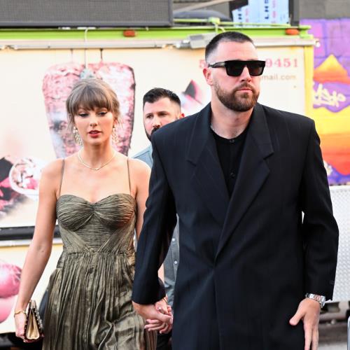 Taylor Swift and Travis Kelce attend his former teammate’s wedding