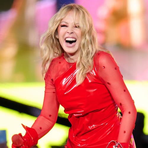 Kylie Minogue wows the crowd at Aussie Rules football final in Melbourne
